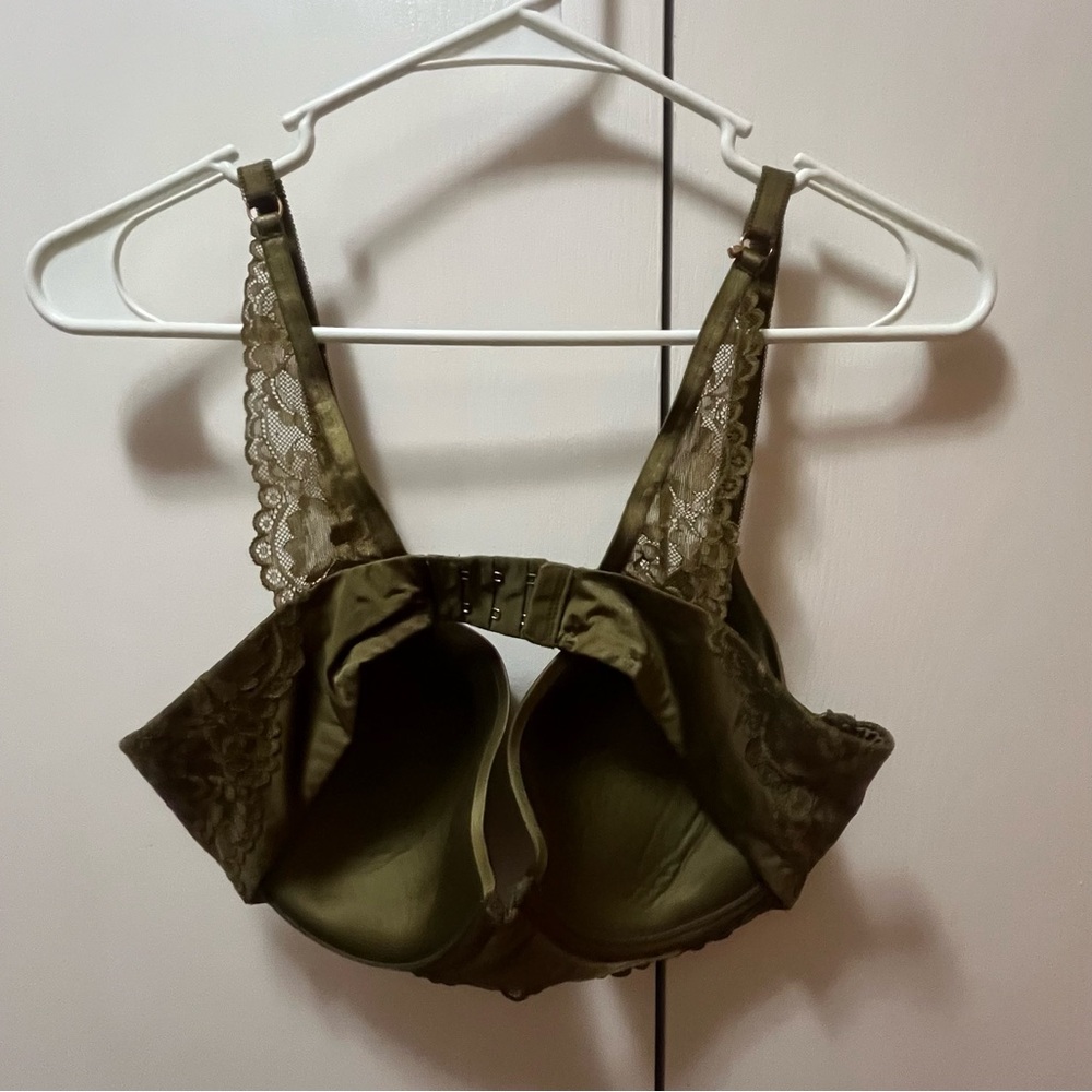 Savage X Fenty Green Underwire Bra with Adjustable Straps - Picture 2 of 4
